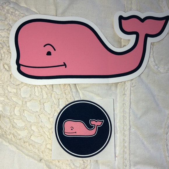 Vineyard Vines Tote with Stickers - Picture 4 of 4